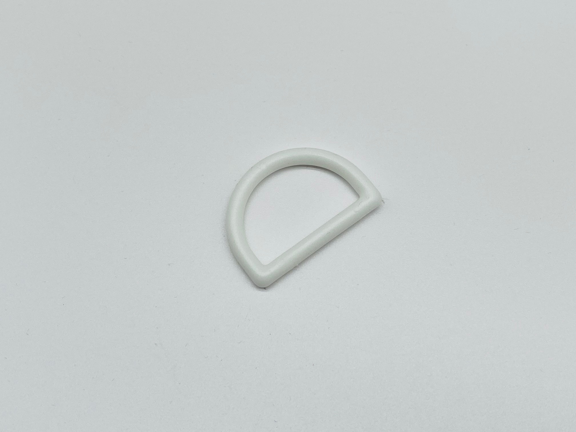 D-Ring 25 mm Weiß Kunststoff