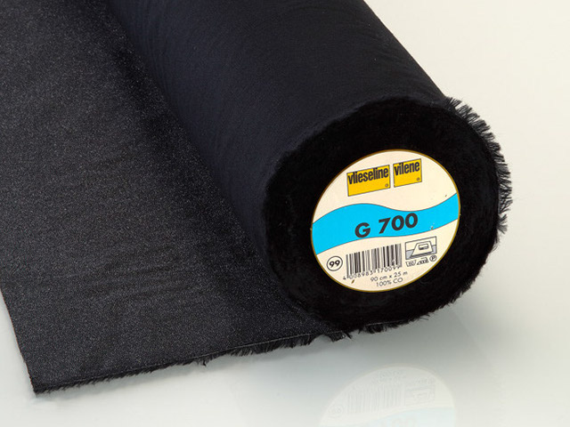 G700 Gewebeeinlage, Schwarz, 90 cm