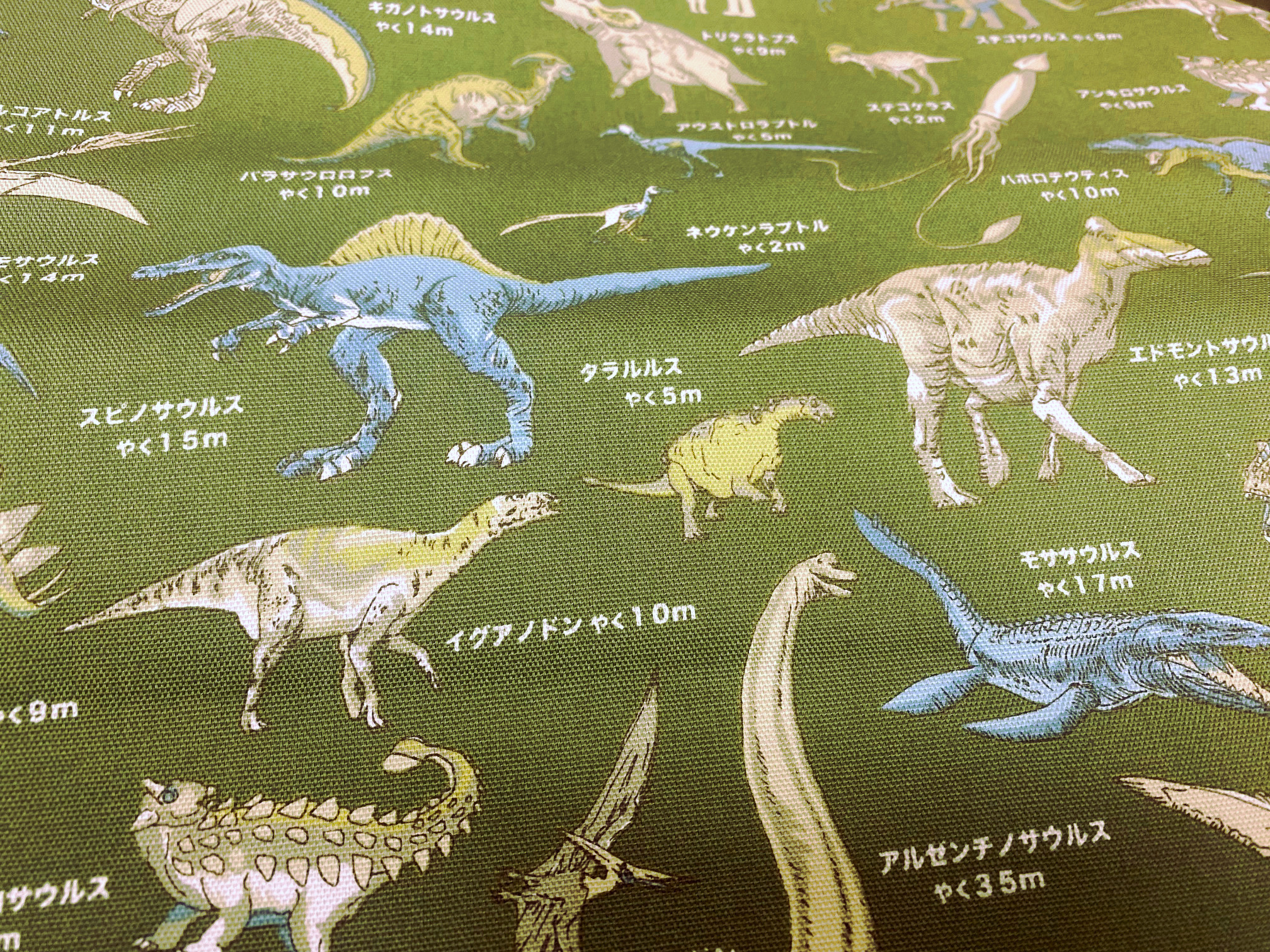 Baumwollstoff Dinosaurier Tokyo Canvas