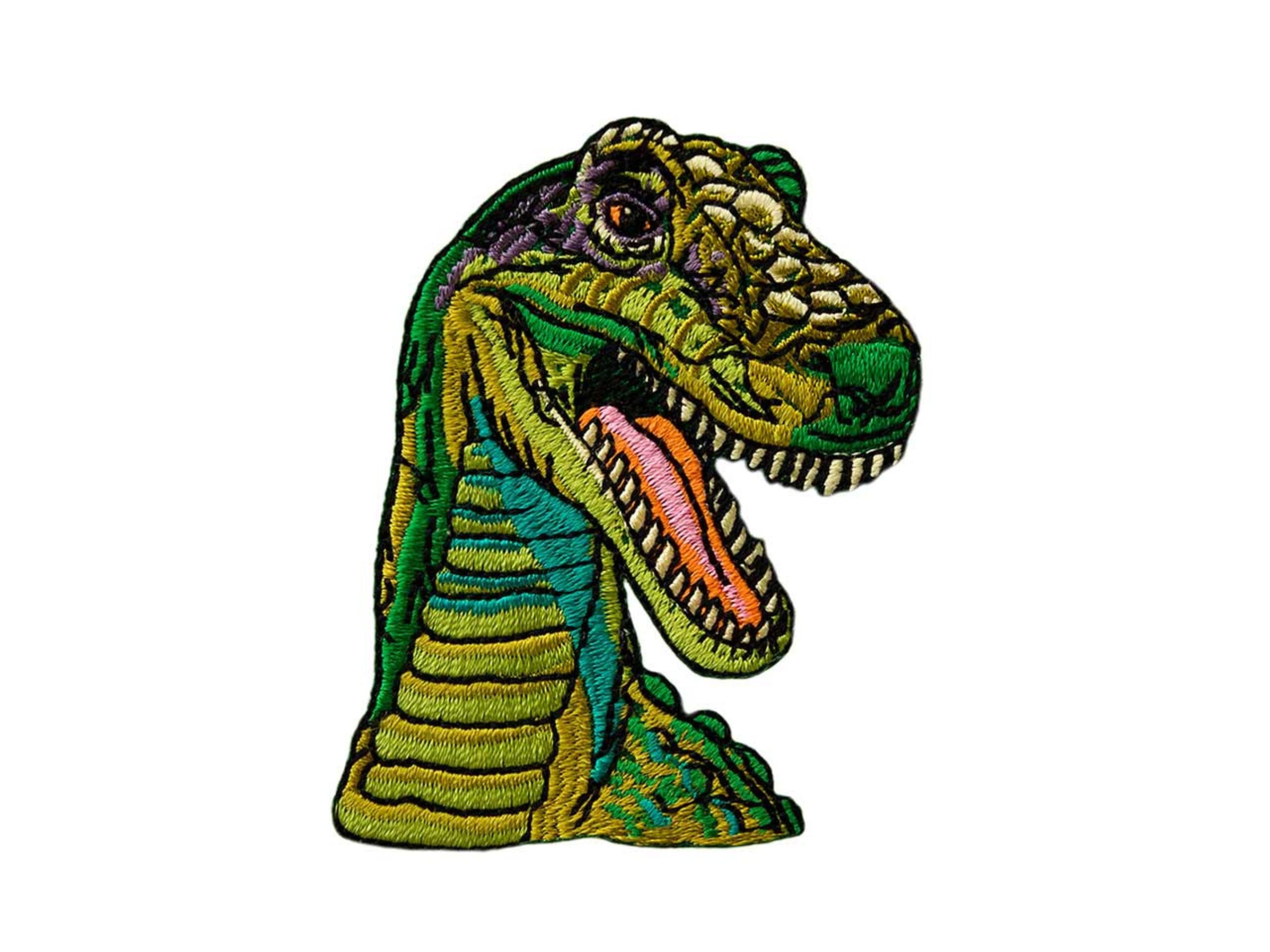Thyrannosaurus Rex Bügel-Applikation Dinosaurier Monoquick