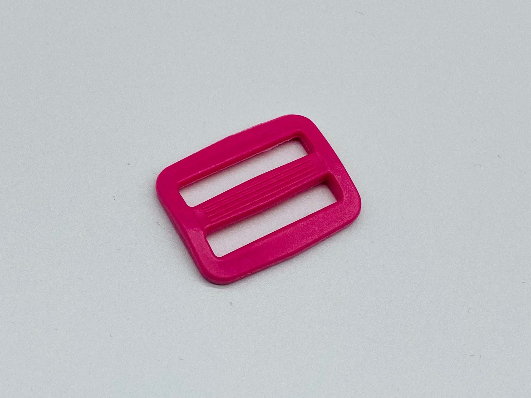 Leiterschnalle 30 mm Pink Kunststoff Versteller