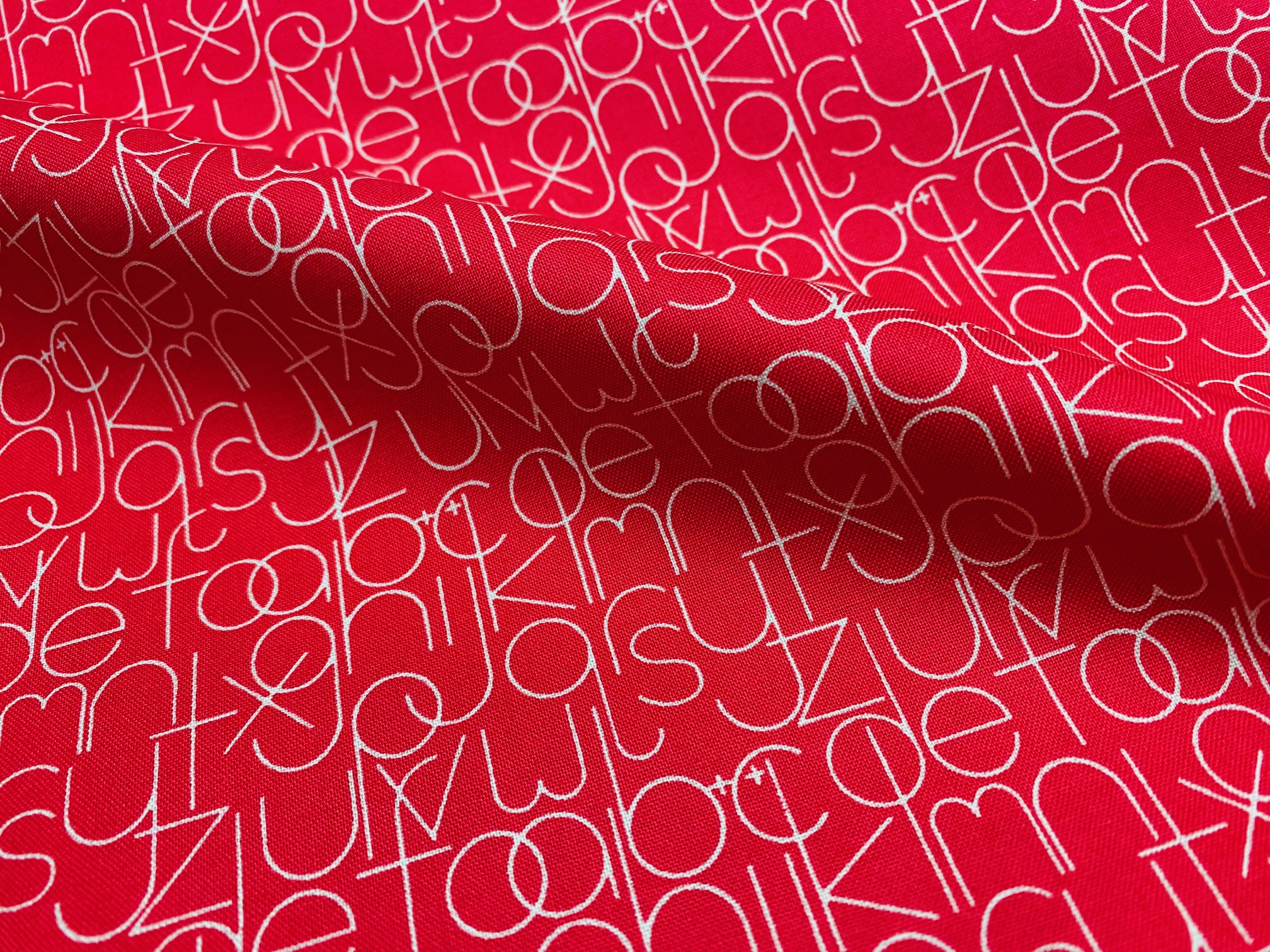 Baumwollstoff Typografie Andover Fabrics