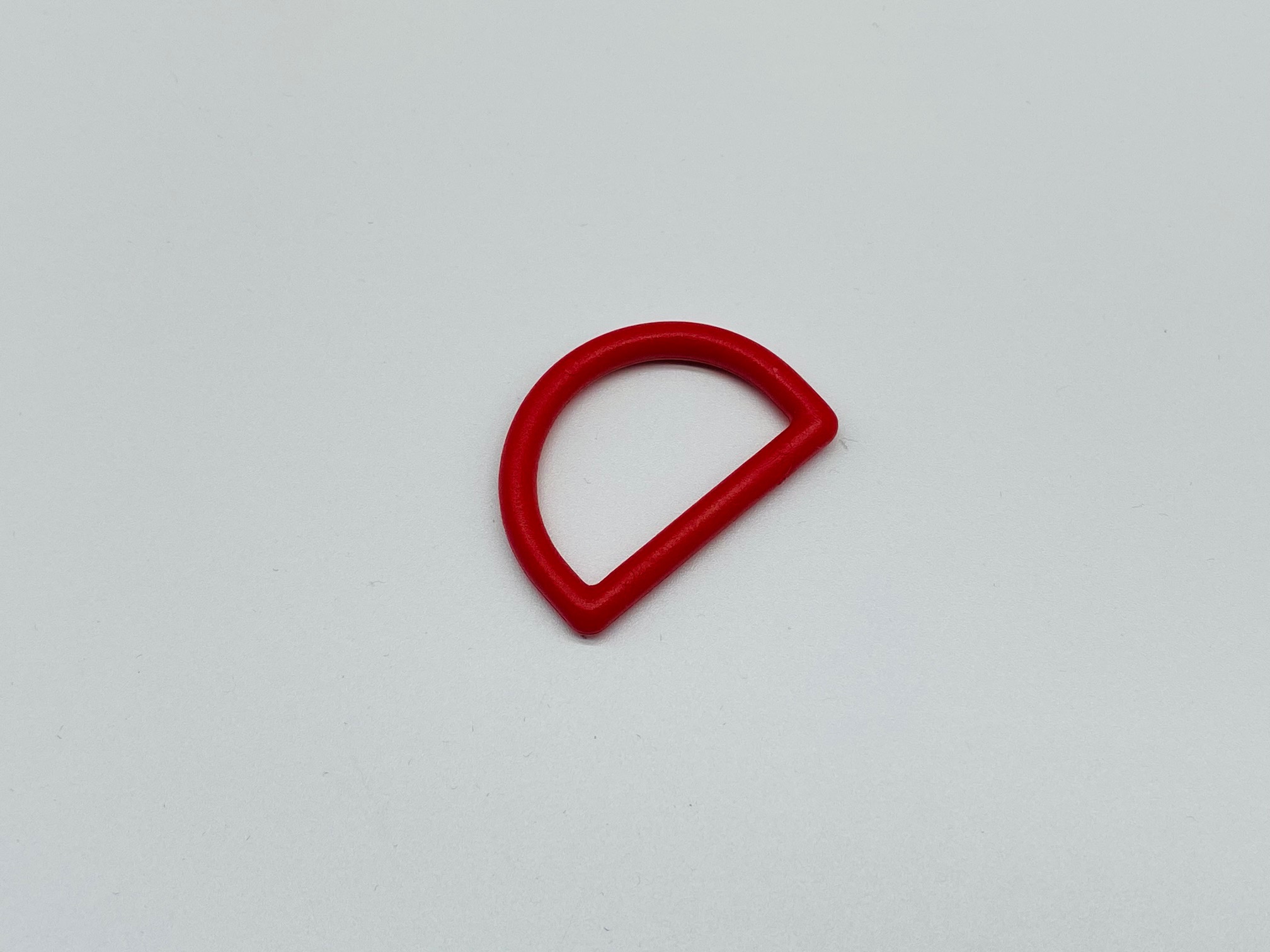 D-Ring 25 mm Rot Kunststoff