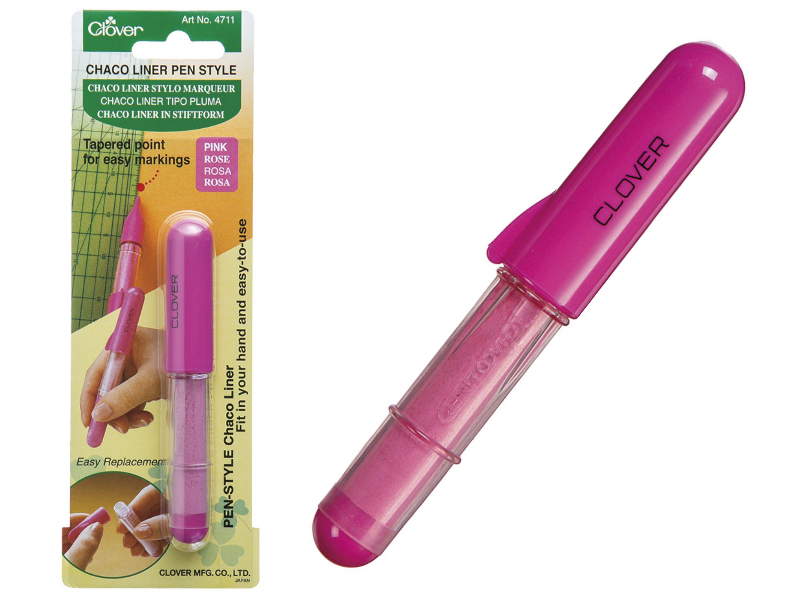Chaco Liner Kreiderad Stift Pink Rosa Clover