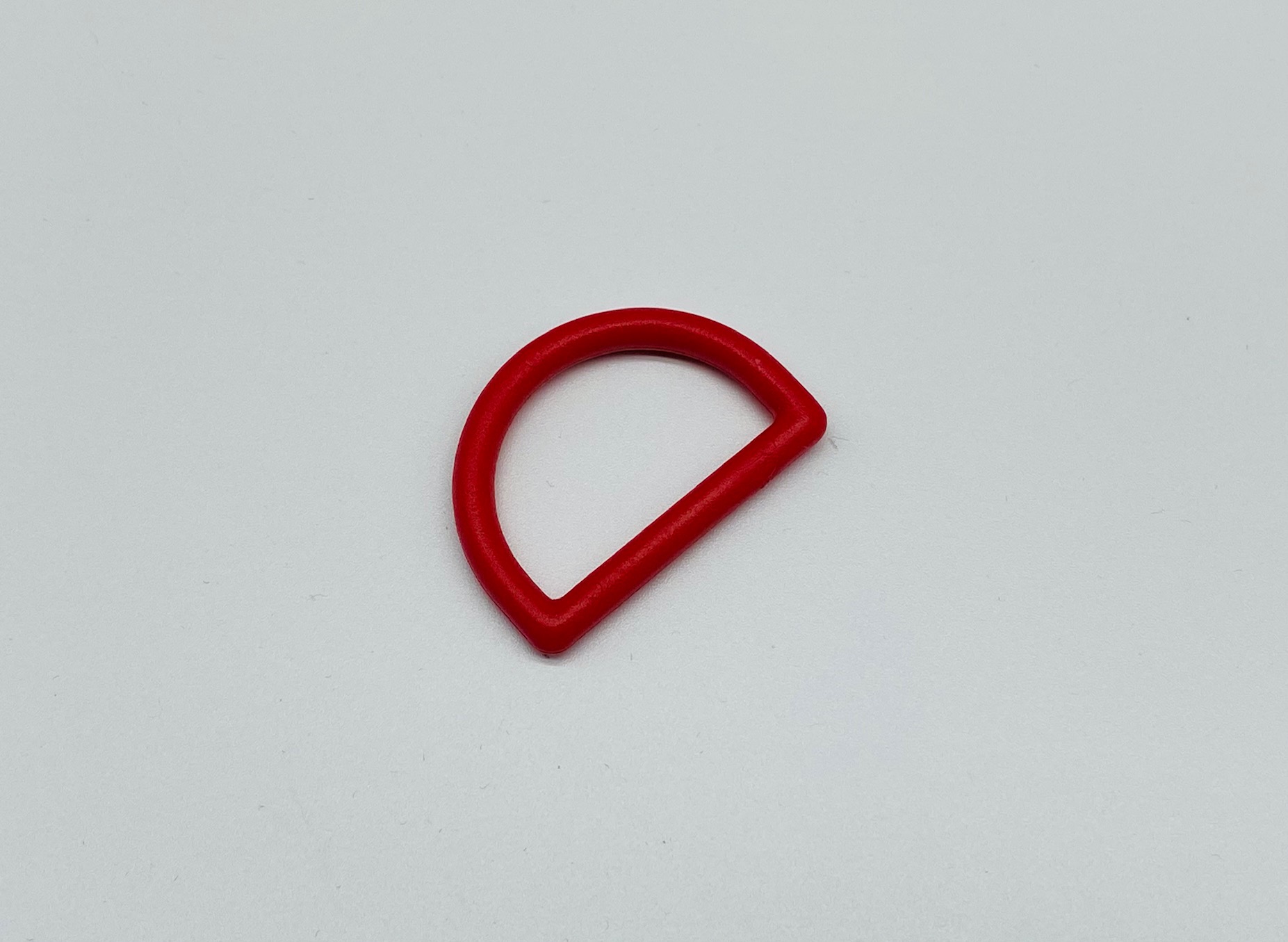D-Ring 30 mm Rot Kunststoff
