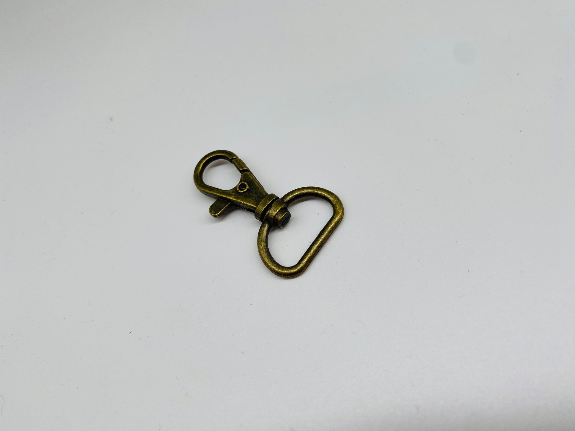 Kleiner Karabiner 20 mm Altgold