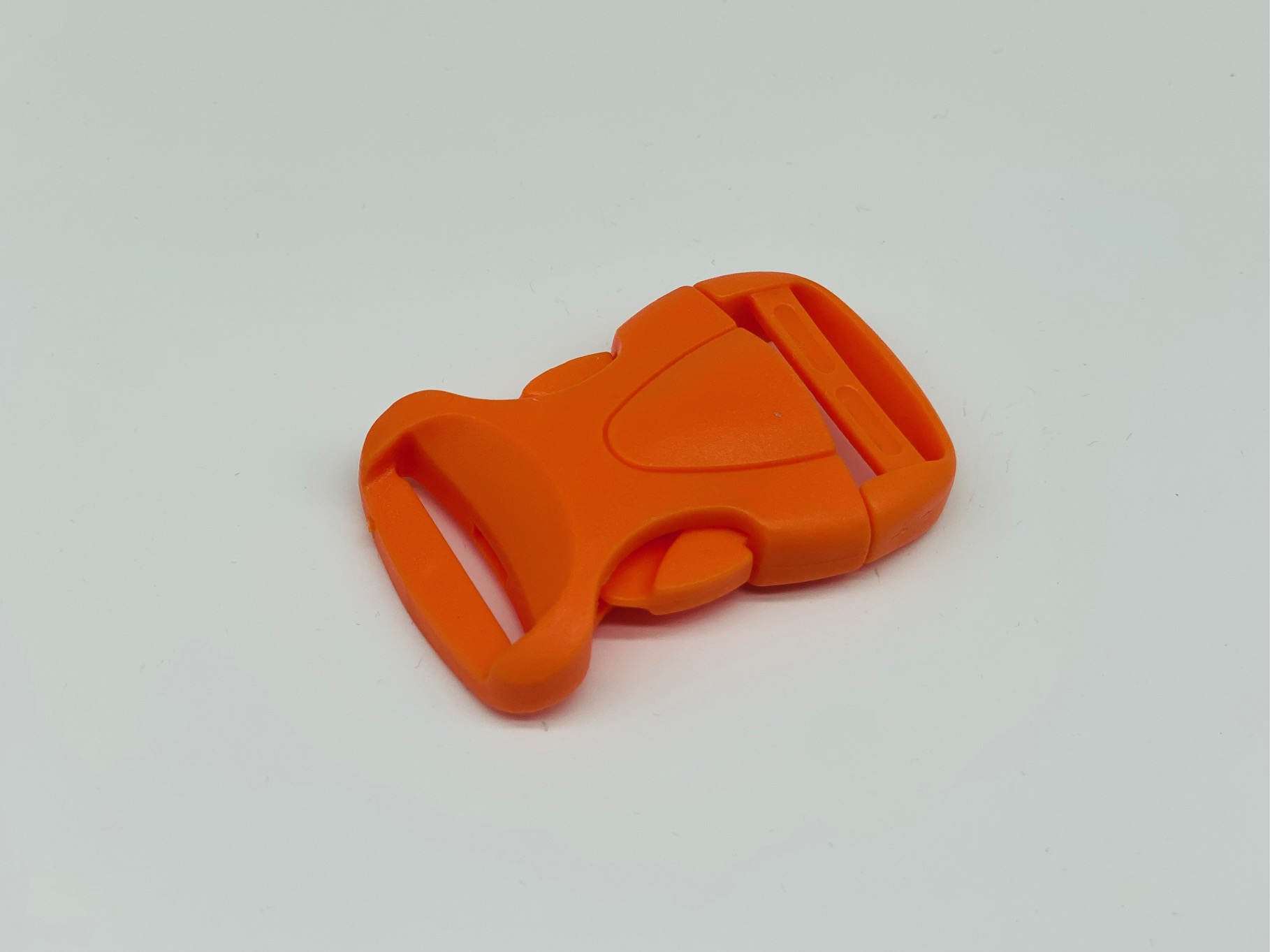 Steckschnalle 30 mm Orange Kunststoff
