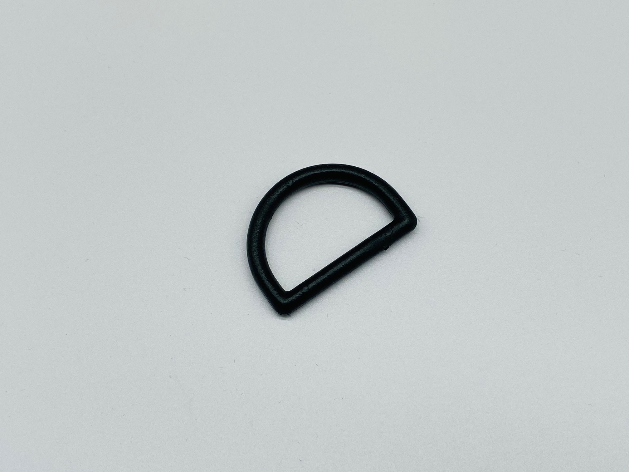 D-Ring 20 mm Schwarz Kunststoff