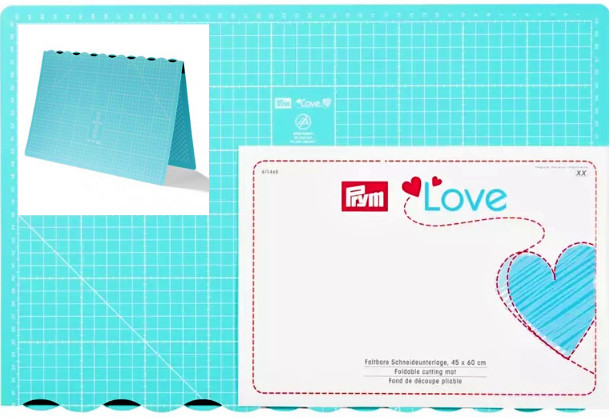 Prym Love Faltbare Schneideunterlage 60 x 45 cm