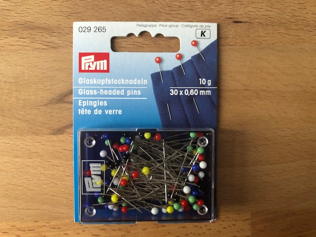 Prym Glaskopfnadeln 0,60 x 30 mm 10 g Bunt