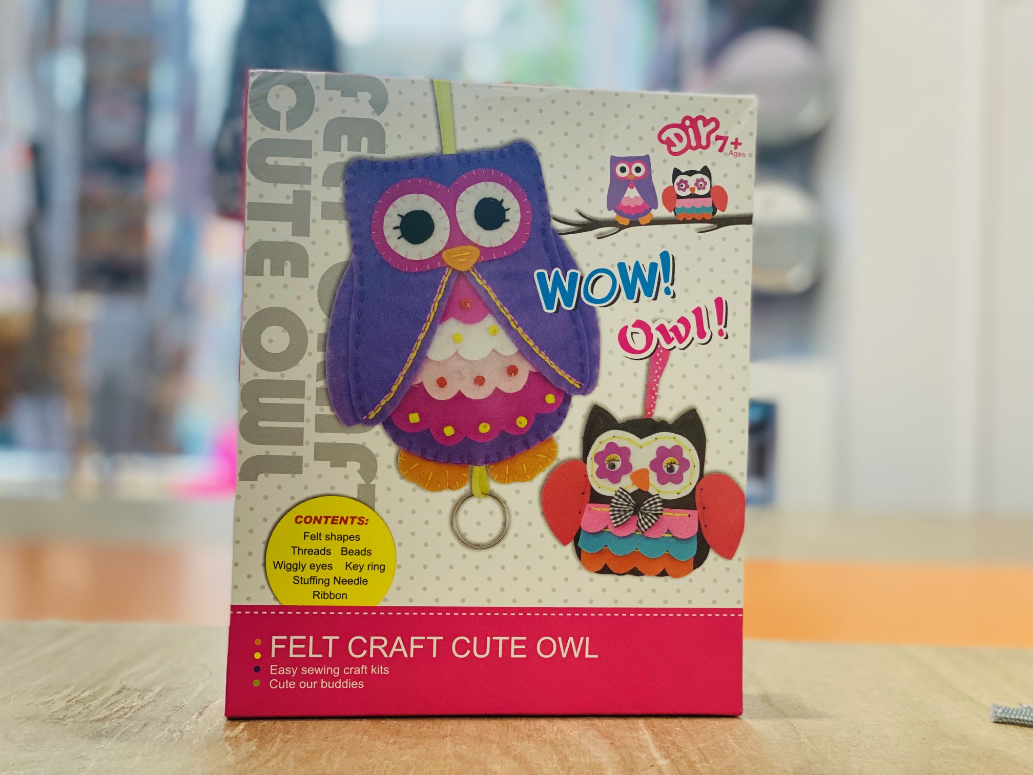 Kinder-Nähset Cute Owl Eule aus Filz Ab 7 Jahre