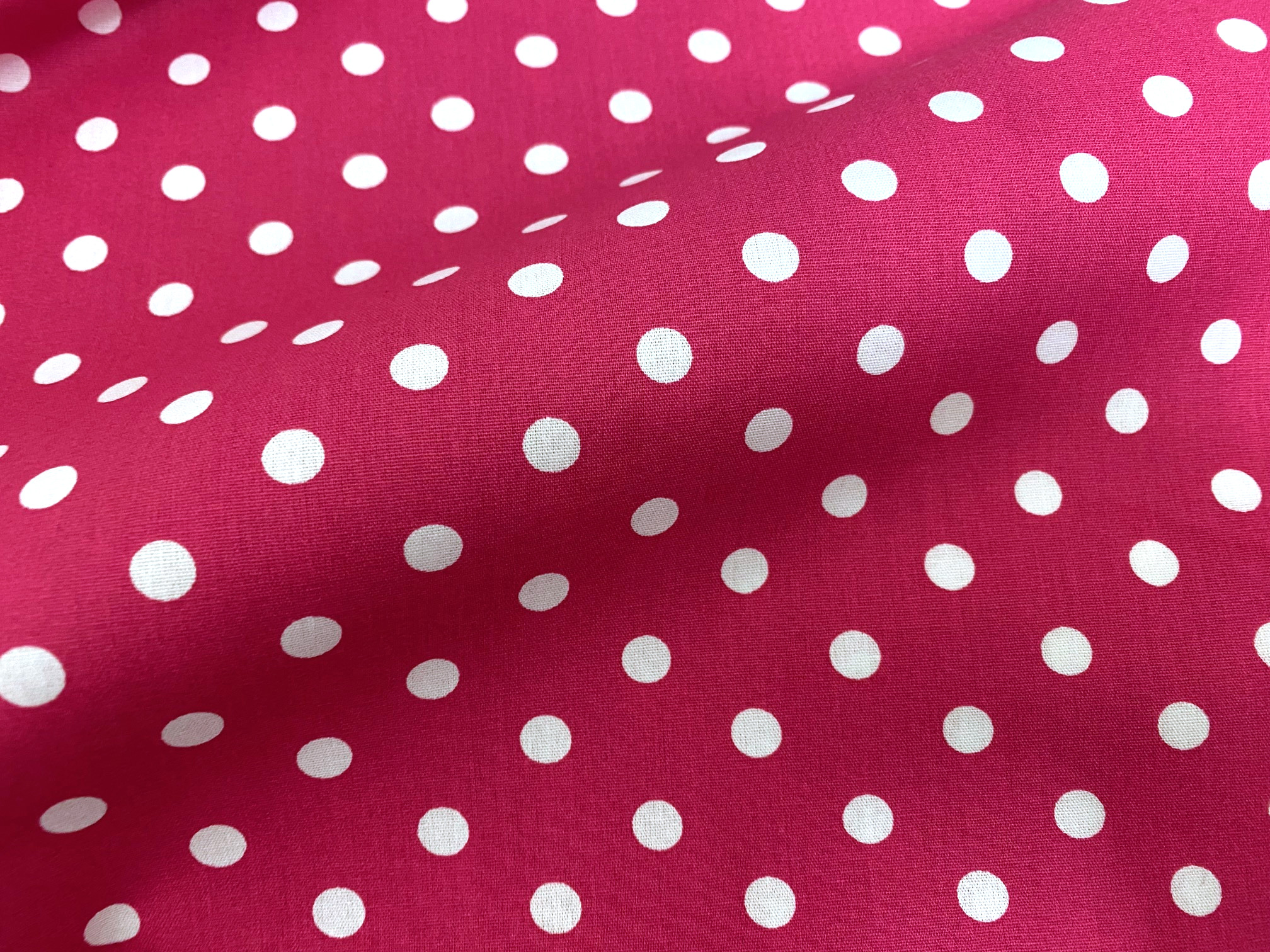 Baumwollstoff Dots Punkte Pink VH 006