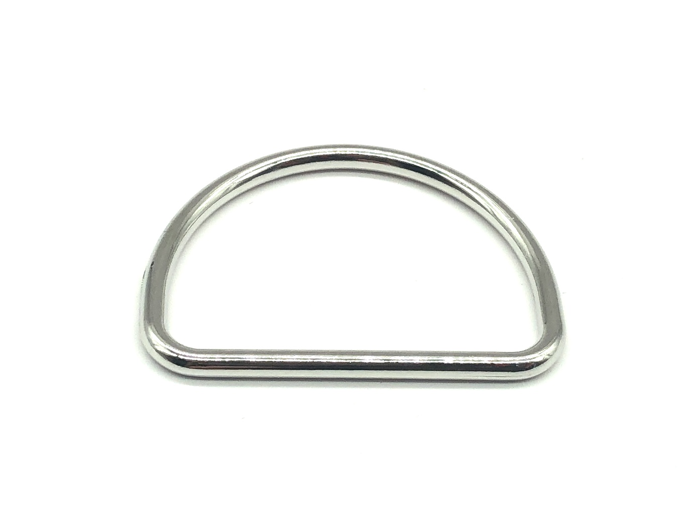 D-Ring 40 mm Metall Silber