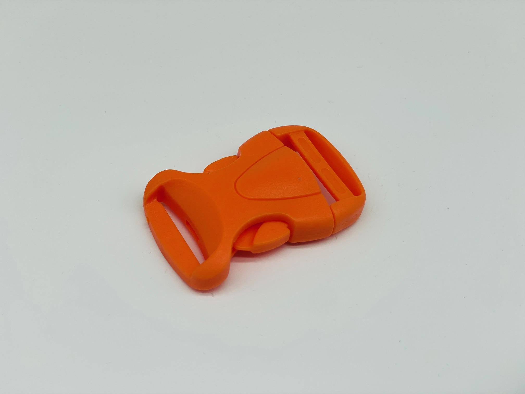 Steckschnalle 25 mm Orange Kunststoff