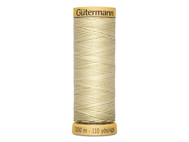 Gütermann Baumwollnähgarn 100 m 828 Buttermilk