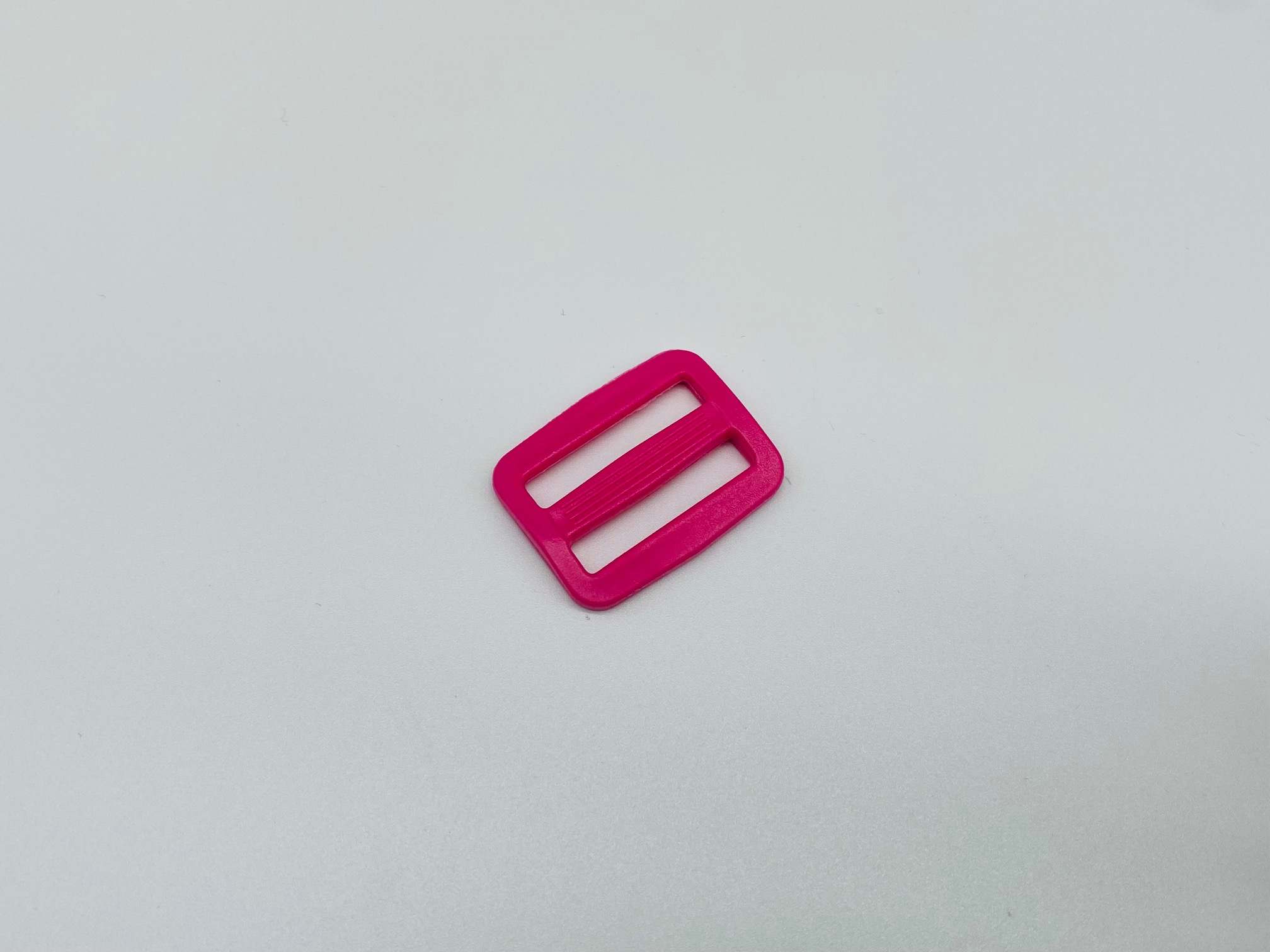 Leiterschnalle 25 mm Pink Kunststoff Versteller