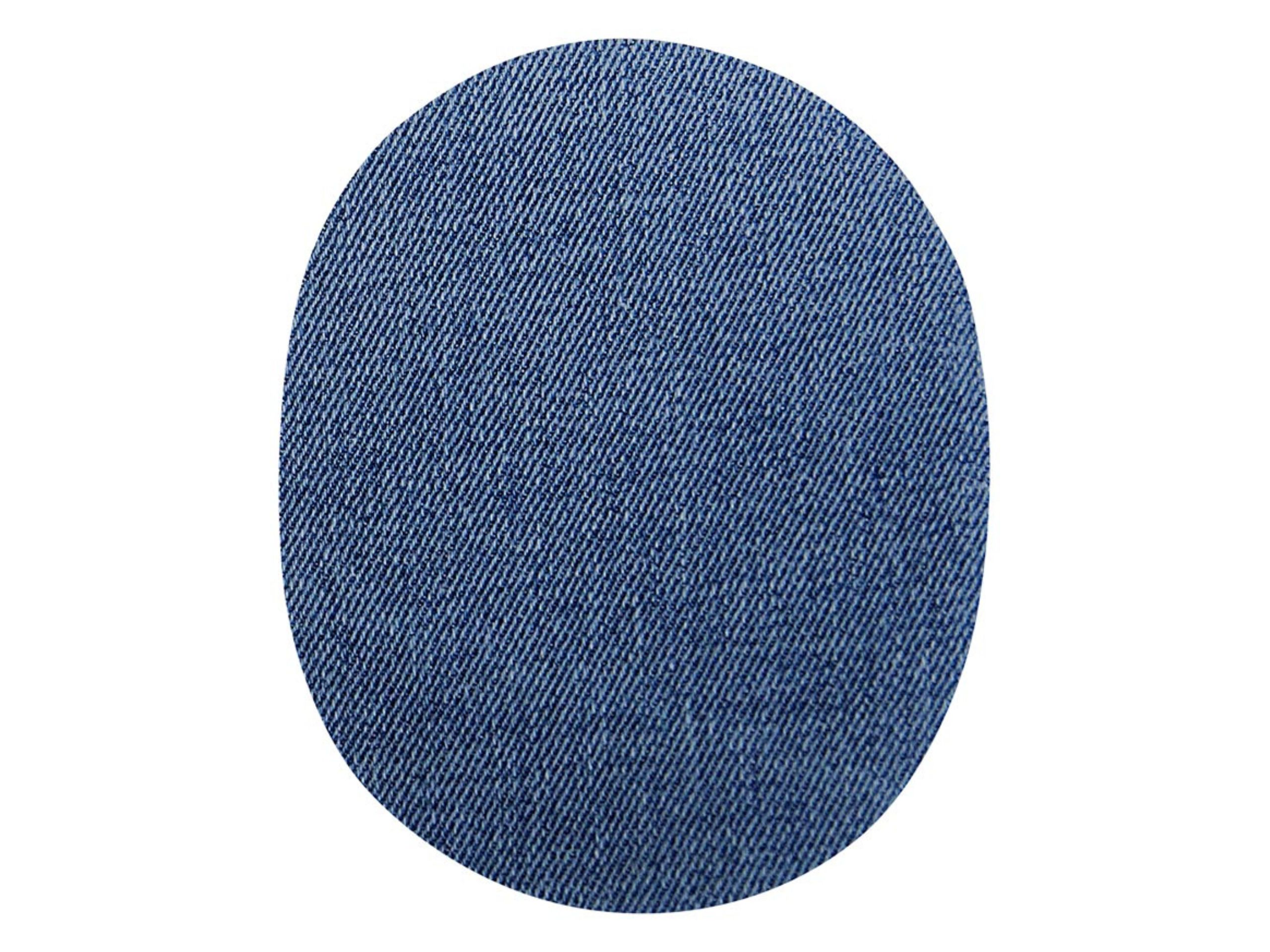 VENO 2 Jeans-Flecken Mittelblau 12 x 10 cm aufbügelbar